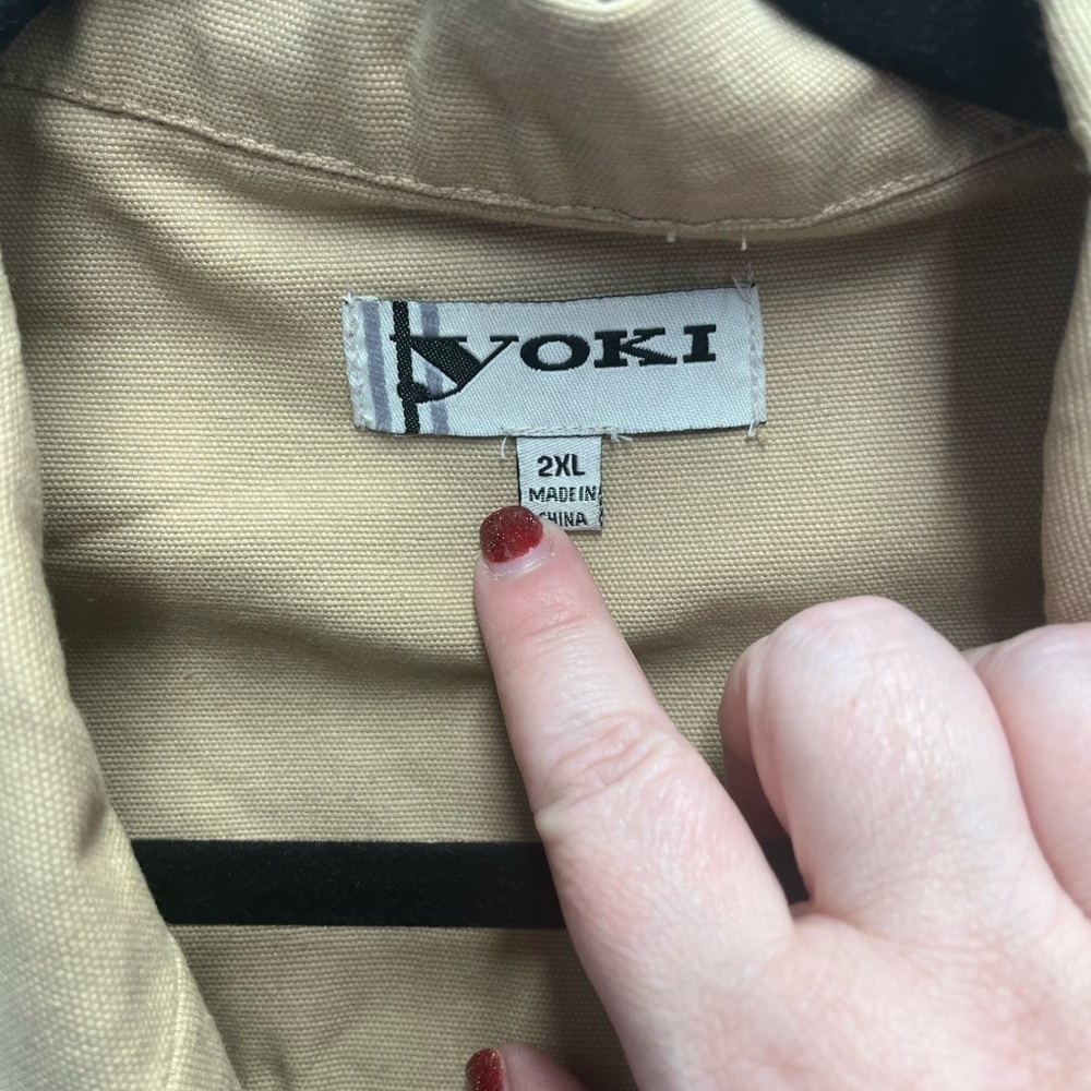 Yoki | Blazer in Khaki | size 2xl - Picture 2 of 3